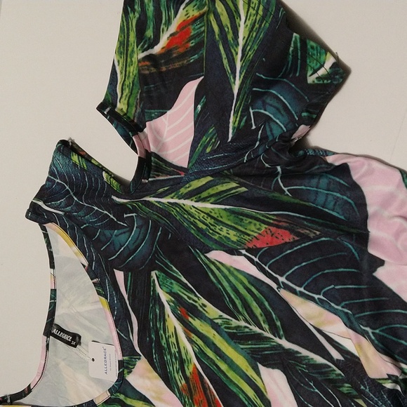 Allegrace 3x Short Sleeve Off The Shoulder Flare Flowy Loose Fit Top #W-554 - Picture 3 of 11